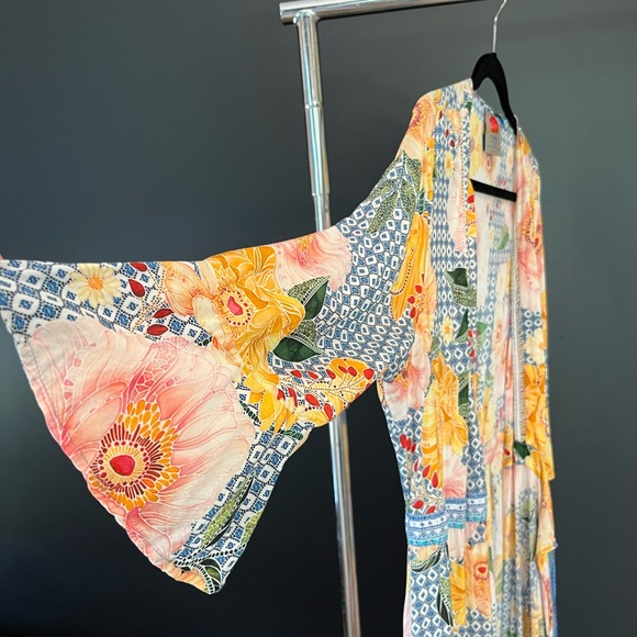 FARM Rio for Anthropologie Camila Wrap Dress - Picture 8 of 14